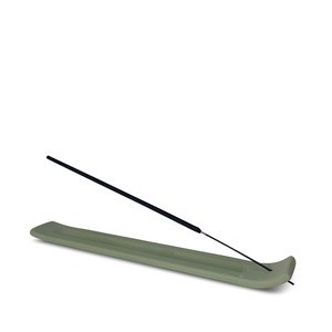 Light Green Ceramic Incense Ski Design