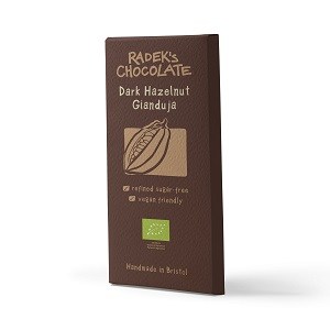 Radek's Dark Hazelnut Gianduja Large Chocolate Bar 